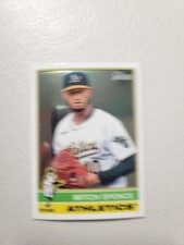 2025 Topps Heritage Chrome Mitch Spence #373 Athletics NM Free Shipping
