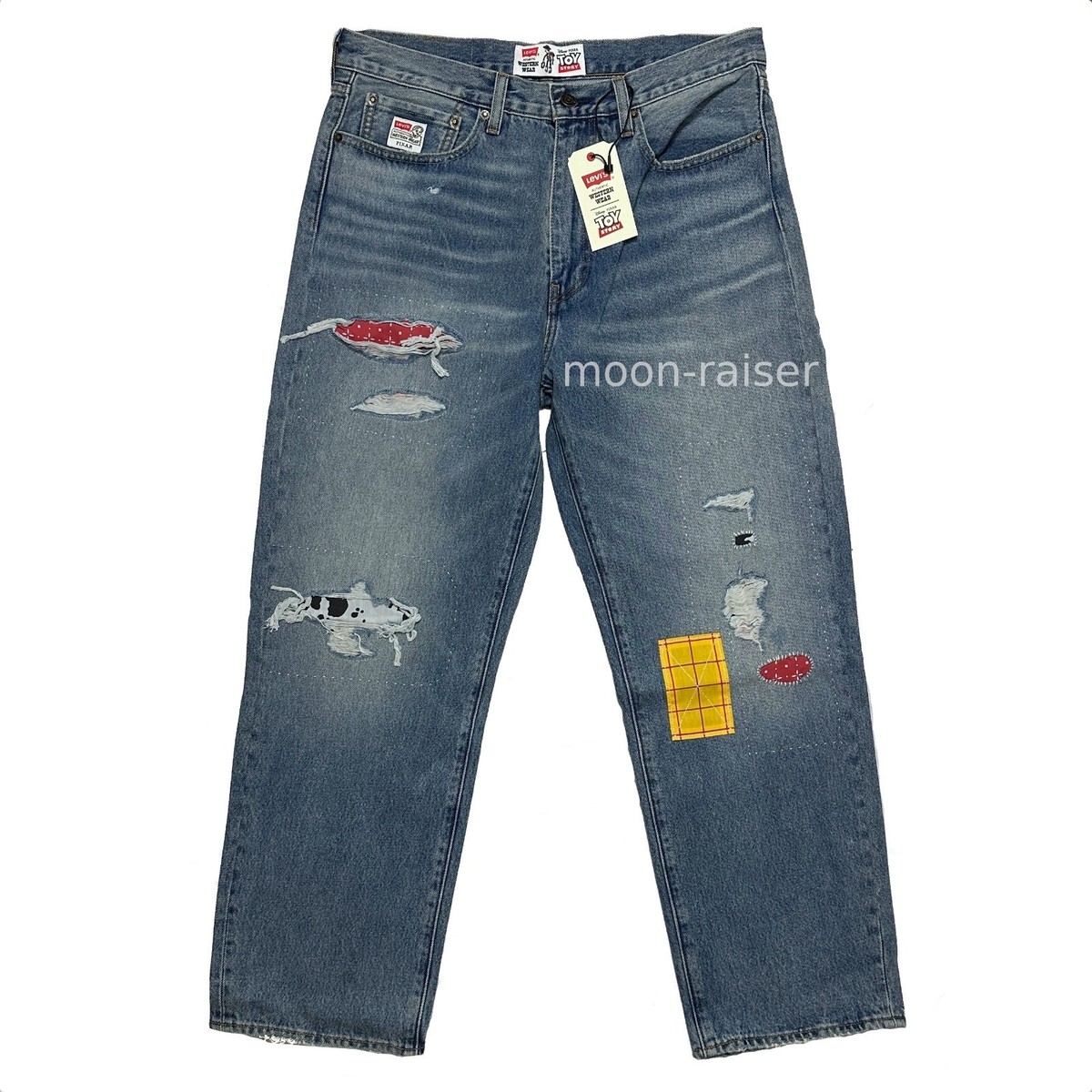 Levi's Disney Toy Story Men's Loose Fit Jeans 34 Jessie Patch for