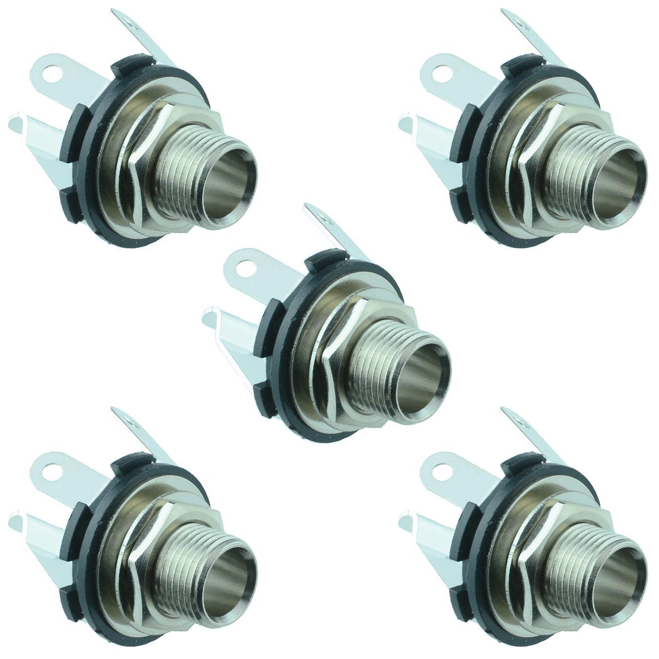 Monococque Sockets 5 x 6.35mm 1/4