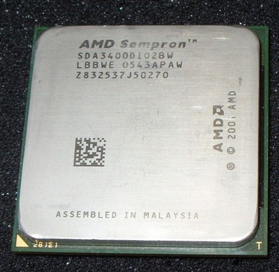 AMD SEMPRON 3400+  2.0 GHZ  PROCESSOR, SDA3400DIO2BW,  SOCKET 939, US SELLER