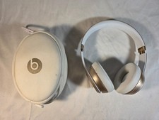 Beats Solo 3 Wireless Headphones Gold For Parts or Repair Only