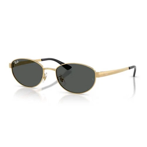 Sunglasses Ray Ban 3774 001/87 55 19 145 Gold Grey Lens New 100% Authentic