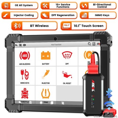 ANCEL X7 OBD2 Scanner For VW Audi Full System ECU Coding Active Test Free Update