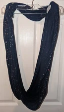 ISA & STEF INC Splatter Infinity Scarf   RN#115485 100% Polyester 