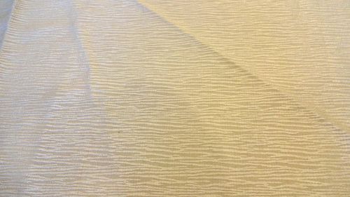 Large Round 60" Taupe poly blend tablecloth textured very simple casual - Picture 5 of 8