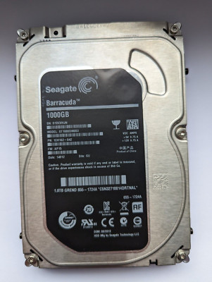 Seagate Barracuda 1TB 7200RPM Interne 3,5'' Festplatte (ST1000DM003)