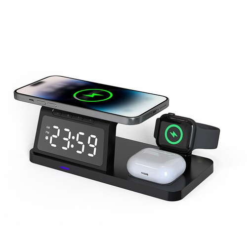 4in1 Fast Wireless Charger Station Dock For Apple Watch iPhone 10-16 13 Pro Max - Picture 8 of 12