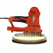 Electric Wall Polishing Machine Drywall Sander w/LED Light+Vacuum Bag 1250W 220V