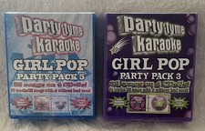 Party Tyme Karaoke - Girl Pop Party Pack 5 And Pack 3 With 32 Songs On 4 CD Each