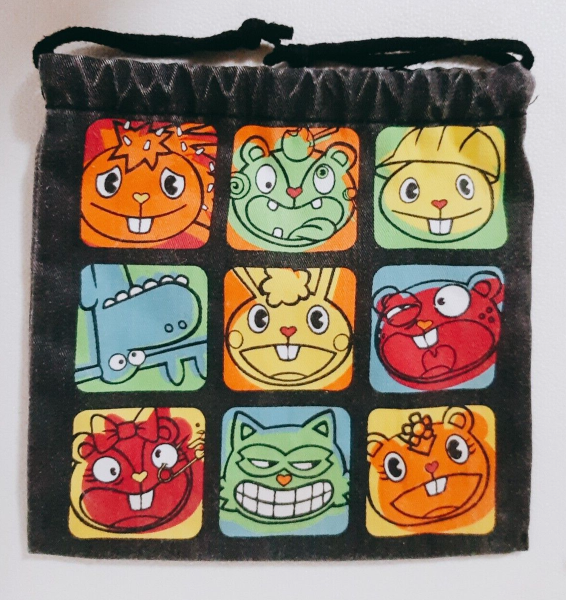 USED Happy Tree Friends Mini Pouch Purse Mondo Media HTF Cuddles
