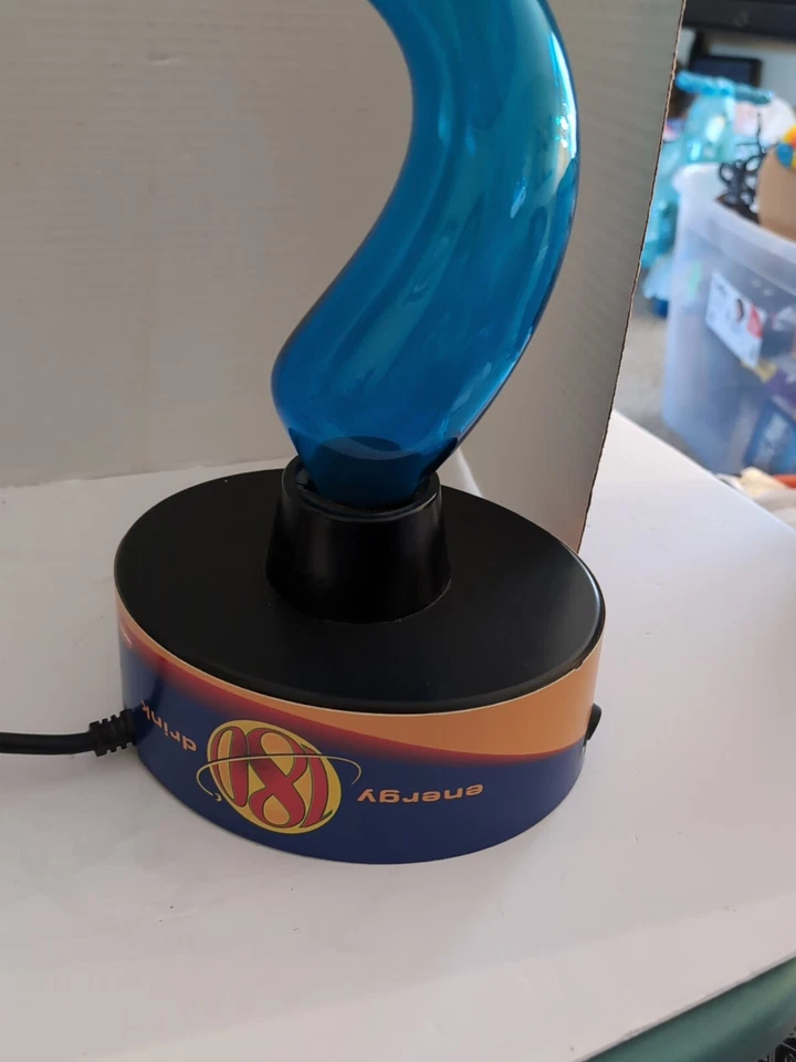 De colección Anheuser Busch 180 Energy Plasma Bola Vidrio Bobina Luz Pantalla 8”x17”x6” Foto 4 de 4