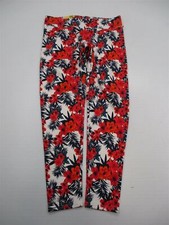 NORDSTROM Pants Women's Size M Comfort Stretch Multi-Color Floral Fitted