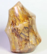 Natural Yellow FIRE Hematoid QUARTZ Crystal PHANTOM MULTI INCLUSIONS Freeform