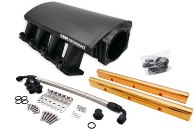ISR Fabricated Intake Manifold & Fuel Rail Kit - LS1/LS2/LS6 102MM Square Port