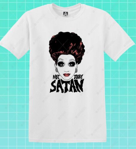 Not Today Satan T-shirt Biancas Rio Pride Gay Tee LGBT Ru Drag Race Top - Picture 1 of 16