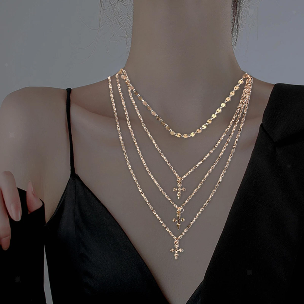 Cheap clearance layered necklace