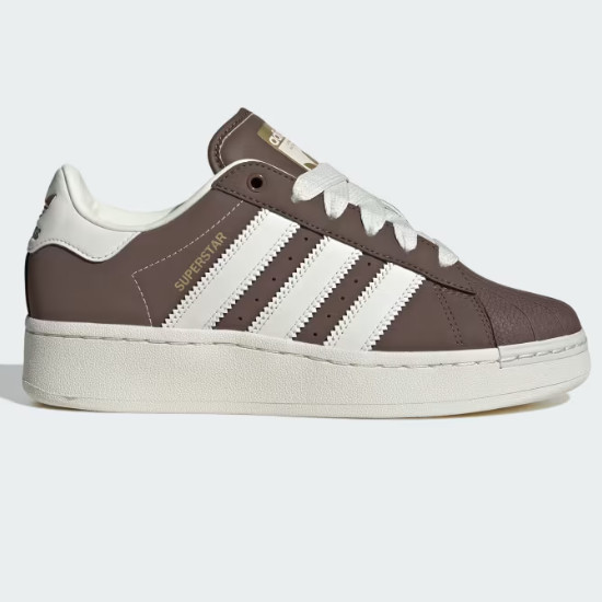 Кроссовки Adidas Womens Superstar XLG Bold коричневого цвета - IG2214 Expeditedship