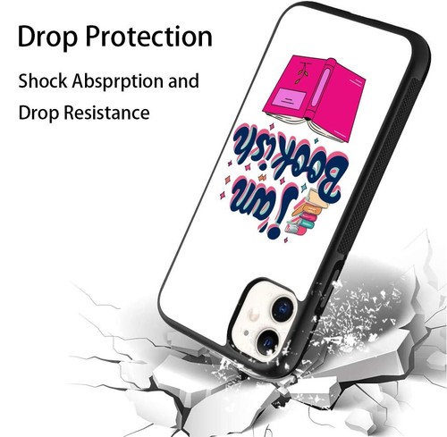 For iPhone SE XS XR Max 5 6 7 8 Plus Reading Bookish Delights Anti scratch Cover - Picture 24 of 25