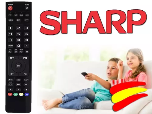 Mando de reemplazo para TV SHARP 55 BJ 3 E - Imagen 1 de 1