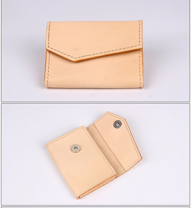 Leather Craft Clear Acrylic card holder coin purse Pattern Template DIY BBX-40