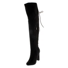 Top Moda Zola-22 Women's Heel Boots, Black, 6.5