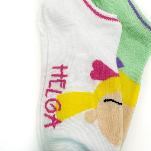 Nickelodeon Womens No Show Socks Rugrats Hey Arnold Rugrats 90s Retro Fun Gift - Picture 6 of 8