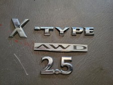 2001-2007 Oem Jaguar S-type Awd 2.5 Rear Trunk Decklid Emblem Badge Logo Oem