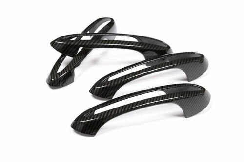 4pcs ABS Carbon Fiber Exterior Door Handle Cover Trim For BMW 5 Series G30 2018 - Picture 5 of 7