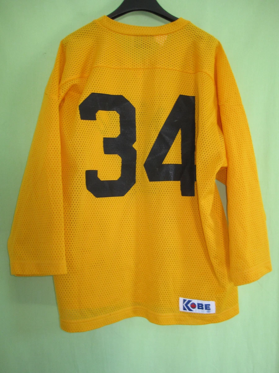 Vintage NASSAU Kobe Yellow Jersey Hockey Jersey Worn #34 USA - M | eBay