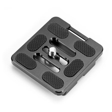 Alum QR Base PU Plate 1/4" Belt Hole Mount for Sirui TY-50X K-40X K-30X G KX