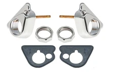 OER Wiper Tower Bezel Nut and Gasket Set 1955-1959 Chevy and GMC Pickup Truck