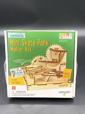 Marbleocity Mini Skate Park Maker Kit Marble Machine Stem in Original Box / Pkg