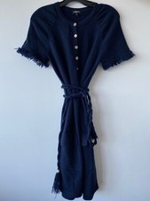 Pre-Owned Authentic Chanel Cashmere Knitted Knit Dress Dresses Clothes Cloth 36