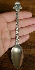 Vintage Joseph Meyer & Bros. Sterling Silver Chief of Seattle Souvenir Spoon