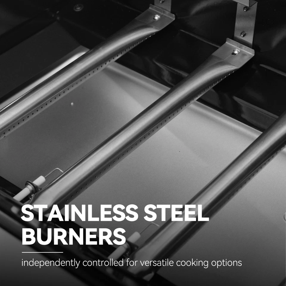 Parrilla de gas propano Royal Gourmet de 4 quemadores con tapa superior de acero inoxidable para exteriores Foto 3 de 4