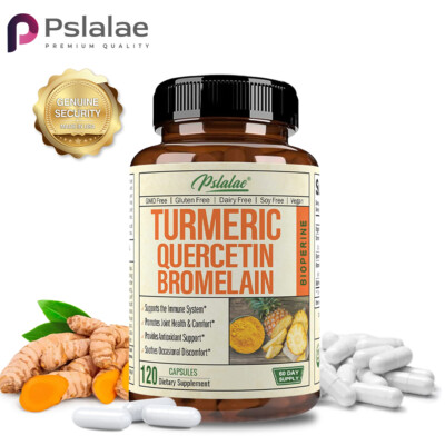 Turmeric Quercetin Bromelain - Gemeinsam Support-Ergänzungen - Antioxidantien