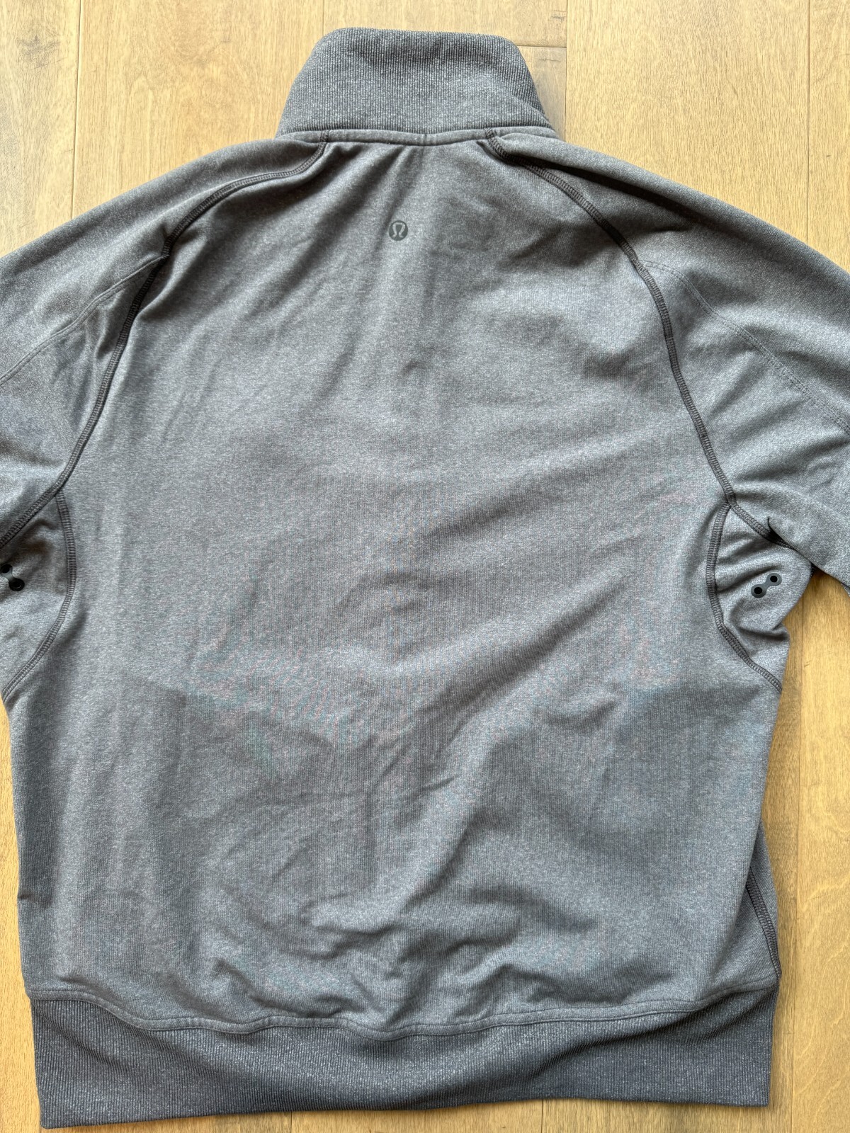 Lululemon Training Jacket Full-Zip Heathered Dark… - image 11