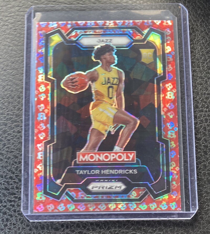 2023-24 Panini Prizm Monopoly Taylor Hendricks Rookie Free Parking SP #86