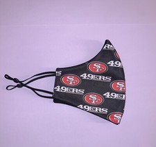 49ers facemask San Francisco Face Mask Handmade Fabric Reusable