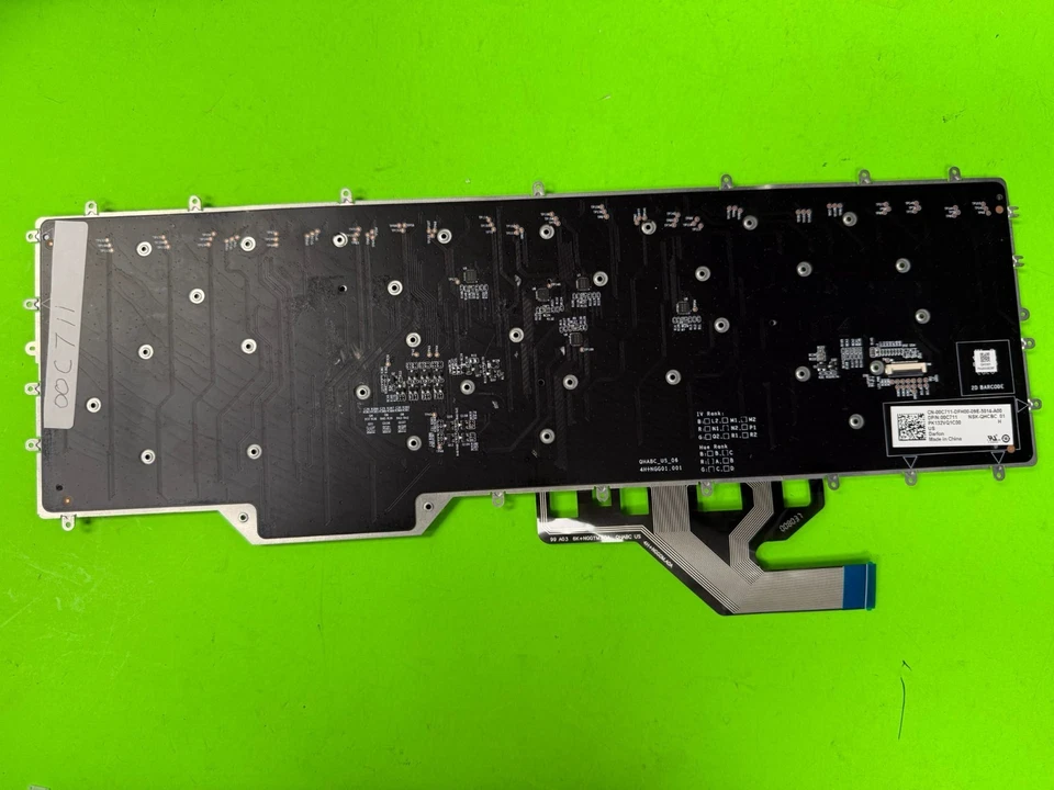 Conjunto de teclado retroiluminado para computadora portátil 00C711 Alienware m17 R3 m17 R4 Foto 4 de 4