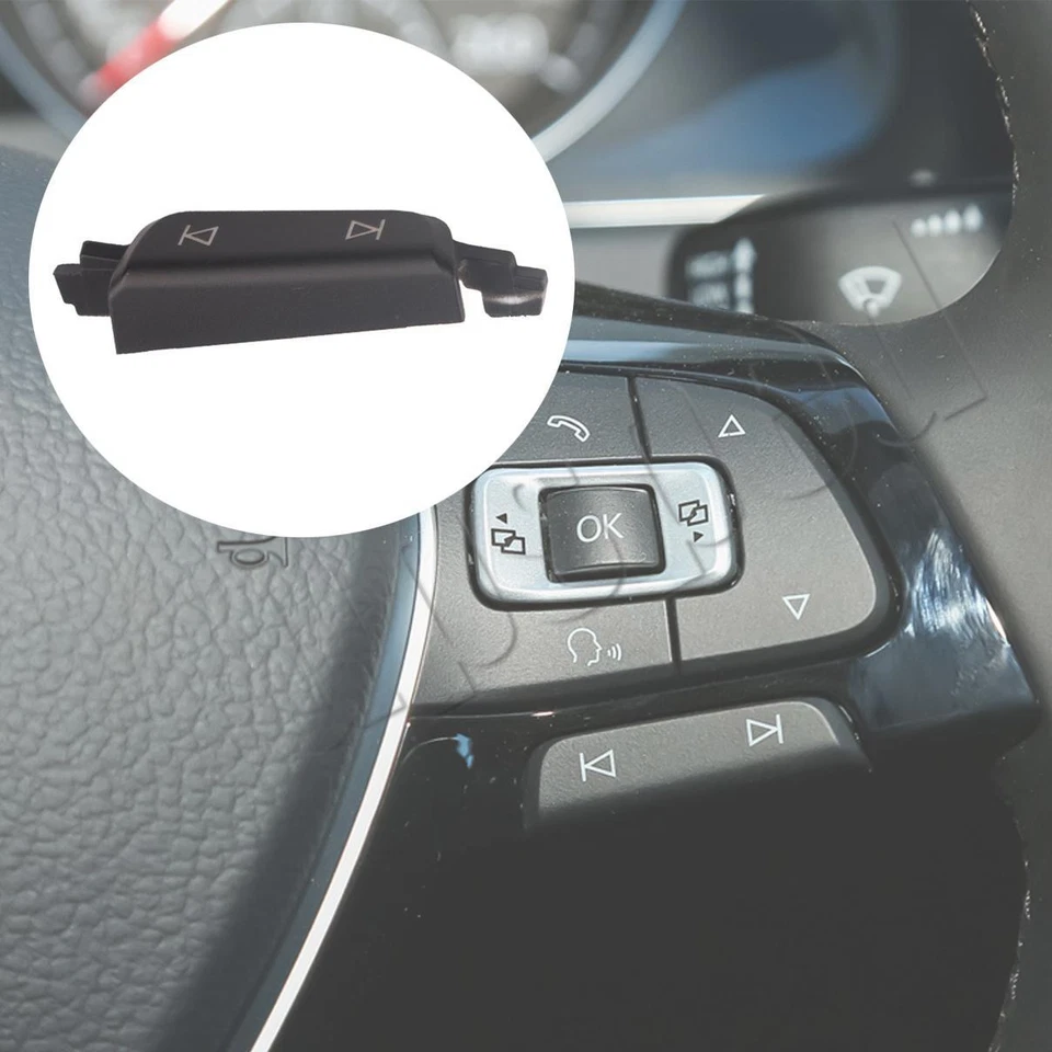 Botón interruptor de arriba y abajo del volante negro para Volkswagen Golf MK7 2013-2016 Foto 2 de 4