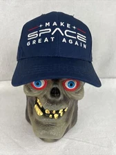 Make Space Great Again Hat - New - Trump Cali-Fame Force Blue USA Adjustable Cap