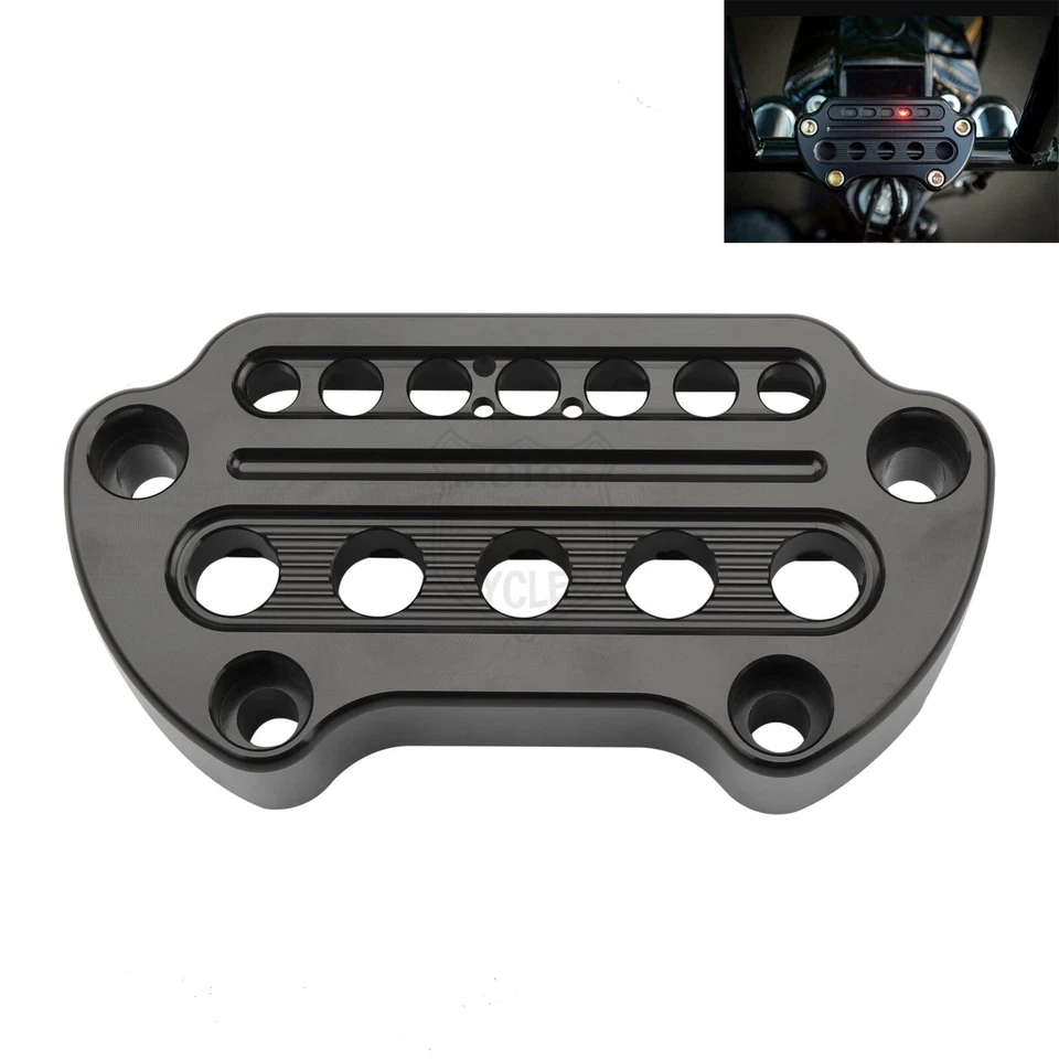 Speedometer Side Relocation Bracket Indicator Cover For Harley Sportster Iron XL Foto 4 de 4