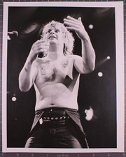Ozzy Osbourne Black Sabbath Photograph 10" x 8" Original Press Stamped 1986 #9