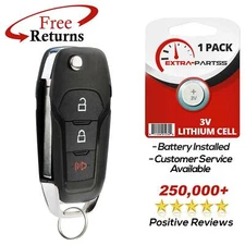 For 2015 2016 2017 2018 2019 Ford F-150 F-250 F-350 Keyless Remote Flip Key Fob