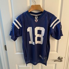 Reebok Indianapolis Colts Peyton Manning  18 NFL Youth Boys L 14 16 Jersey Blue