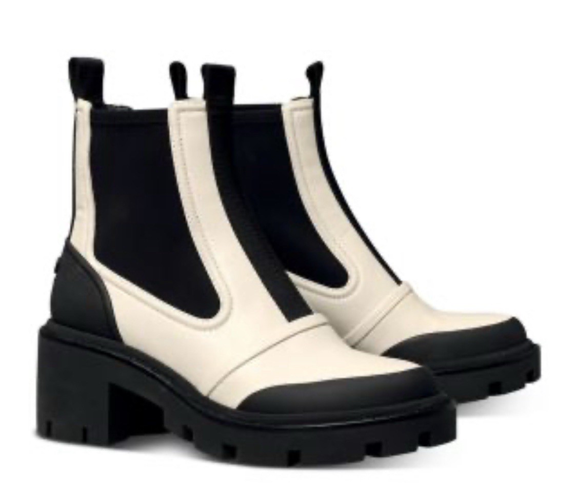 SAOLA Stivaletti donna Tory Burch Chelsea suola a strappo taglia 8 5