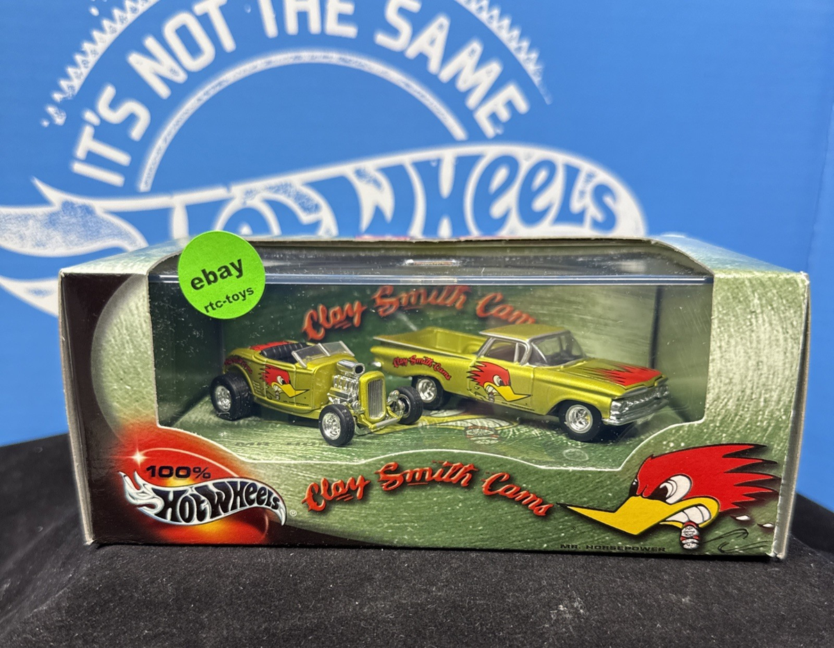 Hot Wheels 100% Clay Smith Cams Mr. HorsePower 2-Car Set Premium
