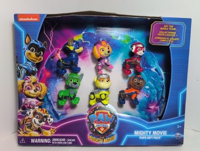 Paw Patrol The Mighty Movie, 6 Collectible Action Figures Gift Pack New Toy NIB
