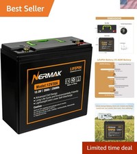 Lightweight 12V 20Ah Lithium Iron Phosphate Battery with Built-in BMS Protection